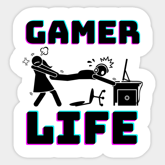 Gaming for gaming Gaming Sticker TeePublic